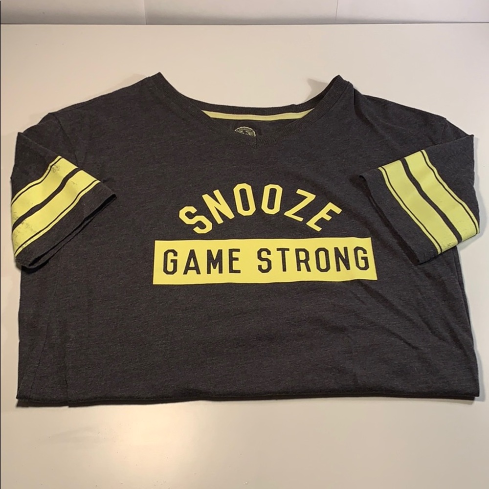 Snooze Game Strong Pajama Shirt